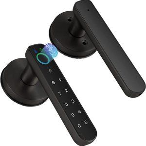 Smart Fingerprint Door Lock, with passcode keypad keyless Entry Door Handle